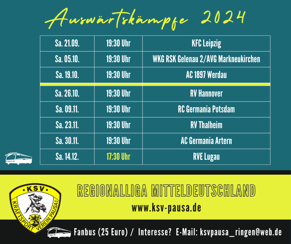 Auswärtskämpfe 2024